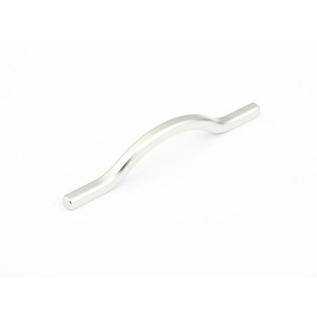 Schaub and Company 308-15 Sorrento Collection 96 / 128 mm Center Cabinet Arch Wire Cabinet Pull Satin Nickel