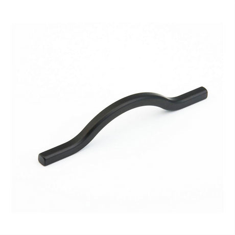 Schaub and Company 308-MB22 matte black arched cabinet pull