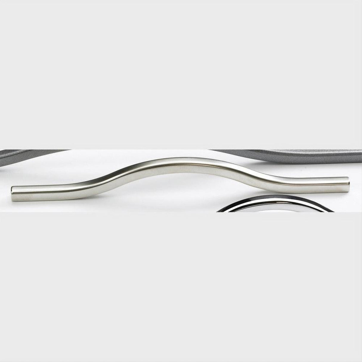 Schaub and Company 309-15 Sorrento Collection 160 / 192 mm Center Cabinet Arch Wire Cabinet Pull Satin Nickel