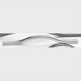 Schaub and Company 309-15 Sorrento Collection 160 / 192 mm Center Cabinet Arch Wire Cabinet Pull Satin Nickel