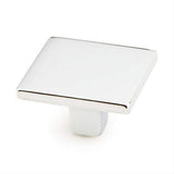 Schaub and Company 360-26 1-3/8" diameter Armadio Square Cabinet Knob Bright Chrome