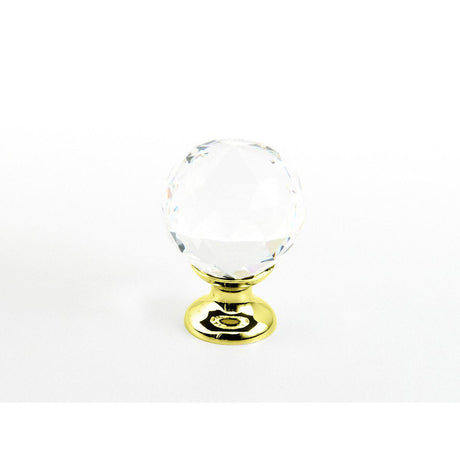Schaub and Company 70-CS-03 70 Fire Collection 1-1/8 Inch Diameter Round Cabinet Knob Polished Brass