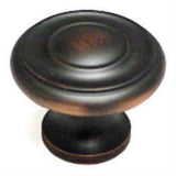 Schaub and Company 703-MiBZ Solid Traditional Design Mushroom Cabinet Knob With 1-1/4" Diameter Michelangelo Bronze