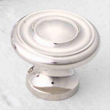 Schaub and Company 703-PN Solid Traditional Design Mushroom Cabinet Knob With 1-1/4" Diameter Polished Nickel