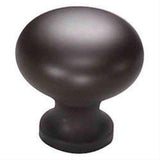 Schaub and Company 706-10B Solid Traditional Design Mushroom Cabinet Knob With 1-1/4" Diameter Oil Rubbed Bronze