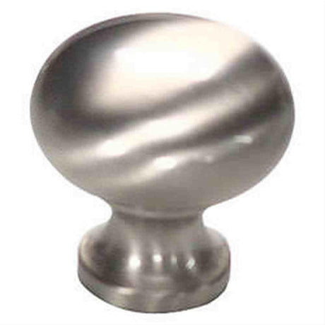 Schaub and Company 706-15 Solid Traditional Design Mushroom Cabinet Knob With 1-1/4" Diameter Satin Nickel