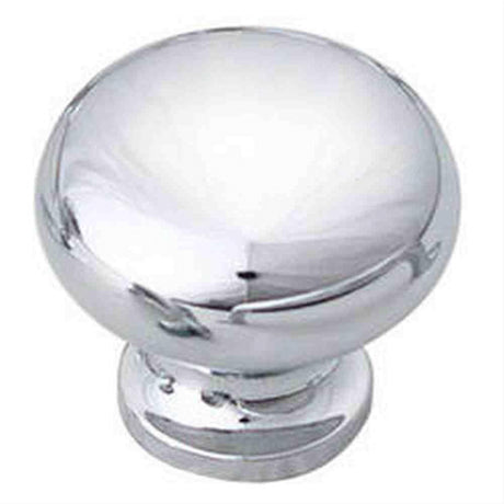 Schaub and Company 706-26 Solid Traditional Design Mushroom Cabinet Knob With 1-1/4" Diameter Chrome