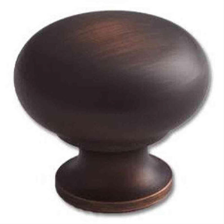 Schaub and Company 706-MiBZ Solid Traditional Design Mushroom Cabinet Knob With 1-1/4" Diameter Michelangelo Bronze