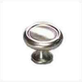 Schaub and Company 711-15 Solid Traditional Design Mushroom Cabinet Knob With 1-1/4" Diameter Satin Nickel