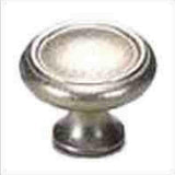 Schaub and Company 711-DN Solid Traditional Design Mushroom Cabinet Knob With 1-1/4" Diameter Distressed Nickel