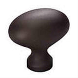 Schaub and Company 719-10B Solid Traditional Design Oval Cabinet Knob With 1-3/8" Diameter Oil Rubbed Bronze