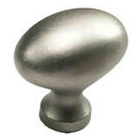 Schaub and Company 719-DN distressed nickel oval cabinet knob