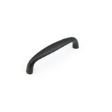 Schaub and Company 721-FB Solid Traditional Design Cabinet Pull With 3" Center to Center Flat Black