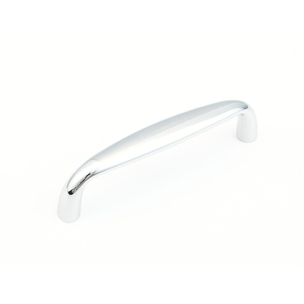 Schaub and Company 732-26 Solid Traditional Design Cabinet Pull With 4" Center to Center Chrome