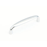 Schaub and Company 732-26 Solid Traditional Design Cabinet Pull With 4" Center to Center Chrome