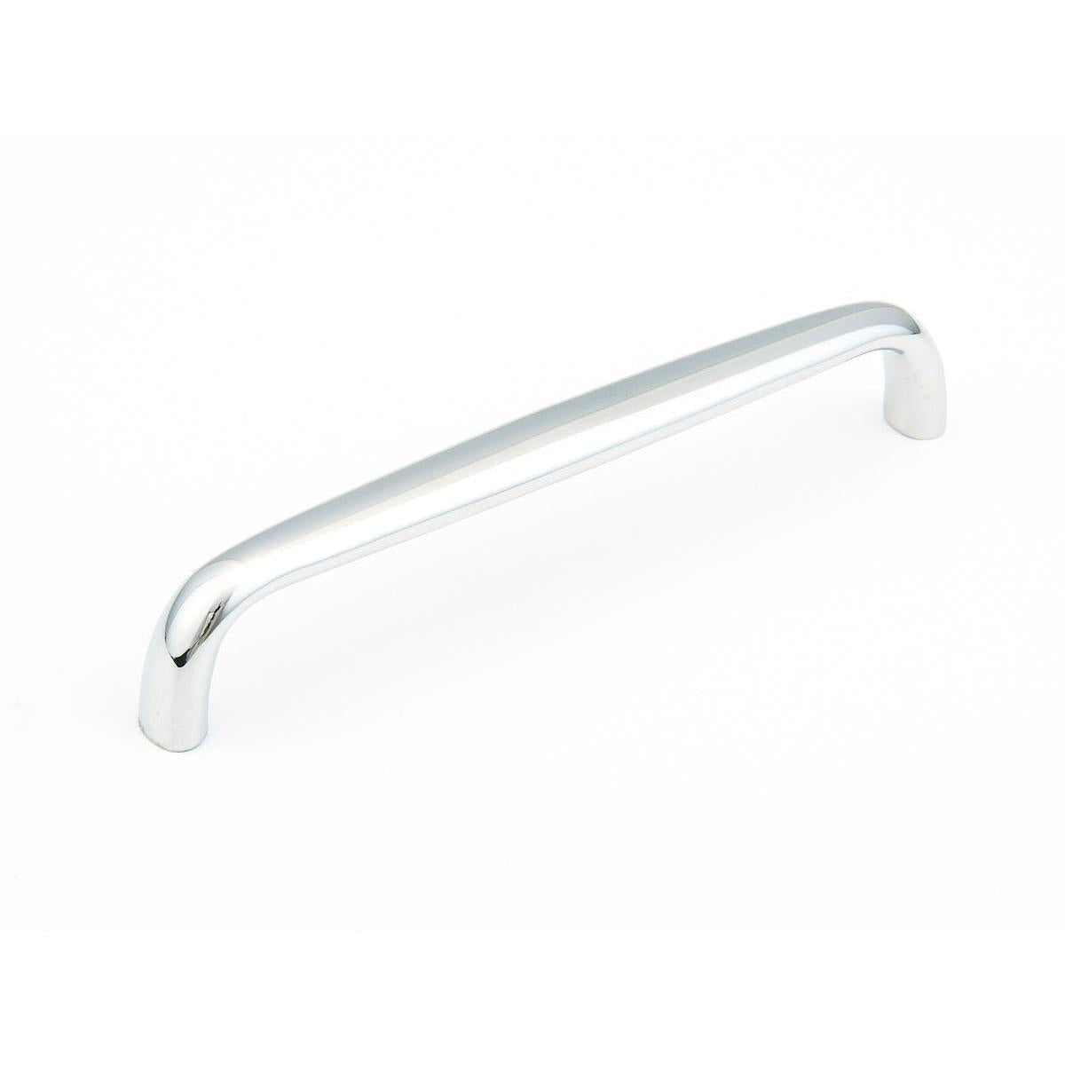 Schaub and Company 737-26 Solid Brass Cabinet Pull with 6 Inch Centers from the Traditional Designs Collection Chrome