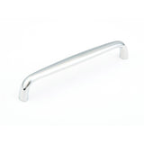 Schaub and Company 737-26 Solid Brass Cabinet Pull with 6 Inch Centers from the Traditional Designs Collection Chrome