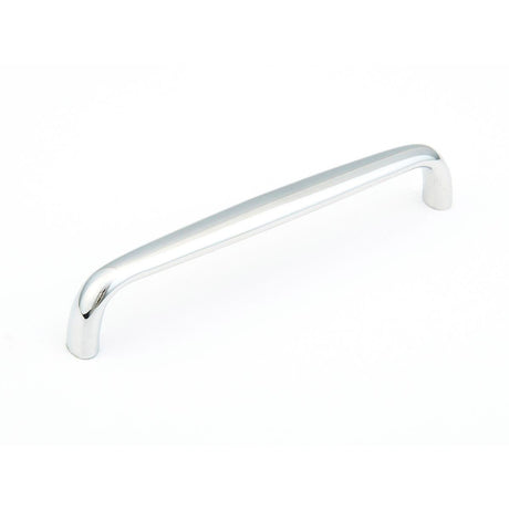 Schaub and Company 737-26 Solid Brass Cabinet Pull with 6 Inch Centers from the Traditional Designs Collection Chrome