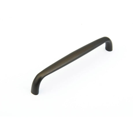 Schaub and Company 737-AsBZ Solid Brass Cabinet Pull with 6 Inch Centers from the Traditional Designs Collection Aspen Bronze