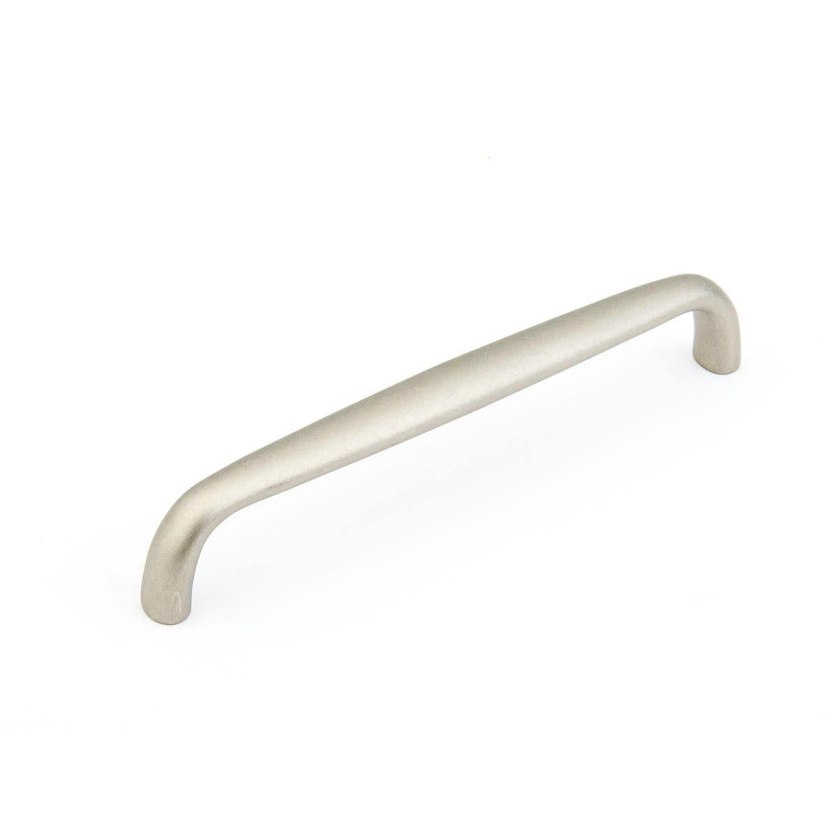 Schaub and Company 737-DN Solid Brass Cabinet Pull with 6 Inch Centers from the Traditional Designs Collection Distressed Nickel