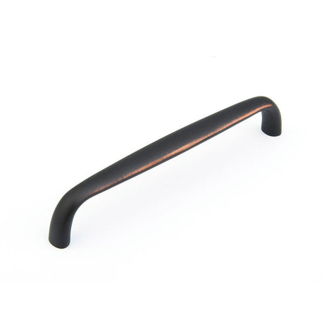 Schaub and Company 737-MiBz Solid Brass Cabinet Pull with 6 Inch Centers from the Traditional Designs Collection Michelangelo Bronze