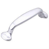 Schaub and Company 742-26 Solid Traditional Design Cabinet Pull With 4" Center to Center Chrome