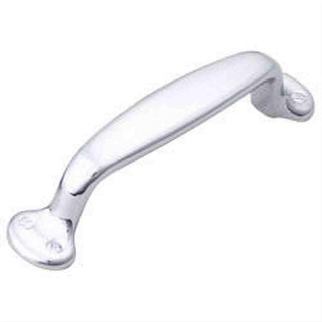 Schaub and Company 742-26 Solid Traditional Design Cabinet Pull With 4" Center to Center Chrome
