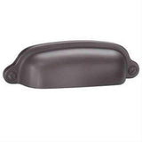 Schaub and Company 743-10B Solid Traditional Design Cup Cabinet Pull With 3" Center to Center Oil Rubbed Bronze