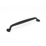 Schaub and Company 746-FB Traditional Designs Collection 12 Inch Center Cabinet Pull Flat Black
