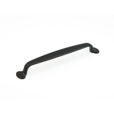 Schaub and Company 746-FB Traditional Designs Collection 12 Inch Center Cabinet Pull Flat Black
