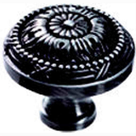 Schaub and Company 751-15A Versailles Design Mushroom Cabinet Knob With 1-1/4" Diameter Antique Pewter