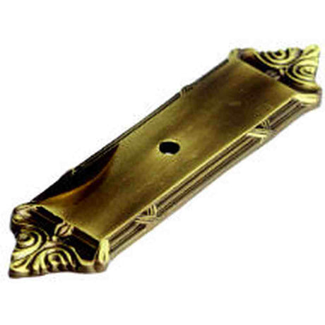 Schaub and Company 761-ALP antique light polished cabinet backplates