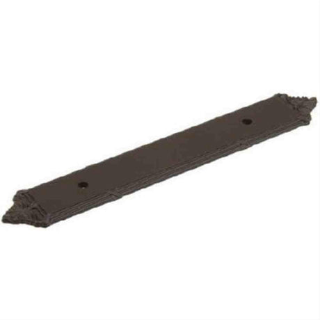 Schaub and Company 763-15 Versailles Design Cabinet Pull Backplate With 96mm Center to Center Satin Nickel