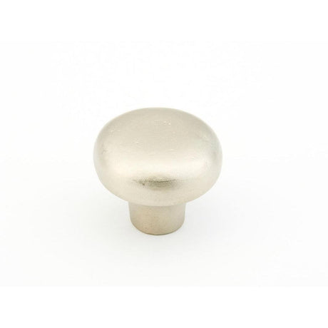 Schaub and Company 773-AS Bronze Mountain Design Mushroom Cabinet Knob With 1-5/8" Diameter Antique Silver