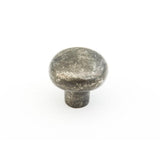 Schaub and Company 773-DP Bronze Mountain Design Mushroom Cabinet Knob With 1-5/8" Diameter Dark Pewter