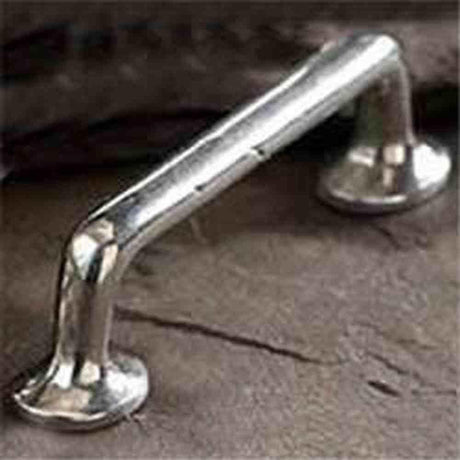 Schaub and Company 777-N Bronze Mountain Design Cabinet Pull With 4" Center to Center Natural Britannium