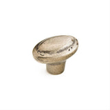 Schaub and Company 782-IN Bronze Mountain Design Oval Cabinet Knob With 1.88" Diameter Italian Nickel