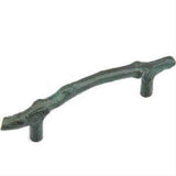 Schaub and Company 783-VI Bronze Mountain Design Cabinet Pull With 4" Center to Center Verde Imperial