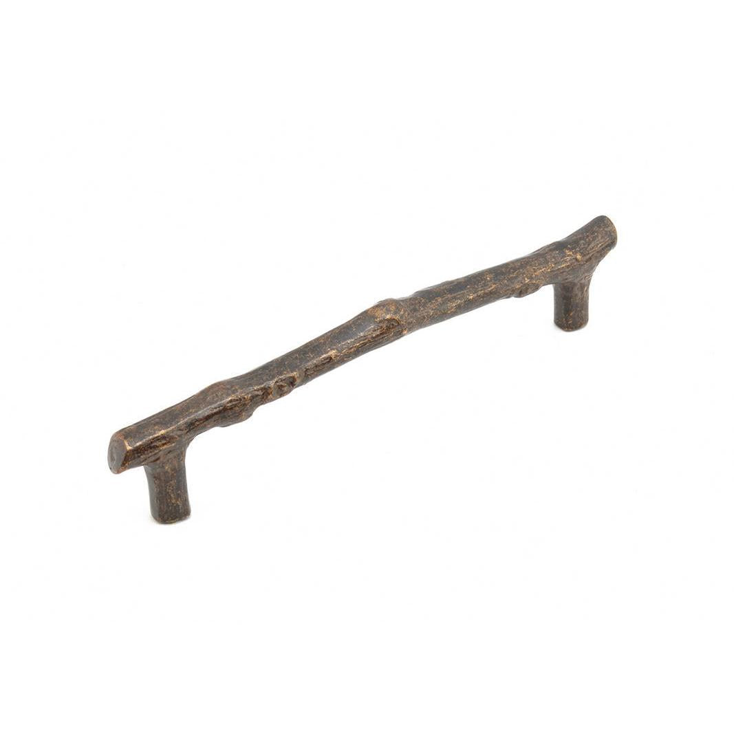 Schaub and Company 784-AZ Bronze Mountain Design Cabinet Pull With 6" Center to Center Aged Bronze
