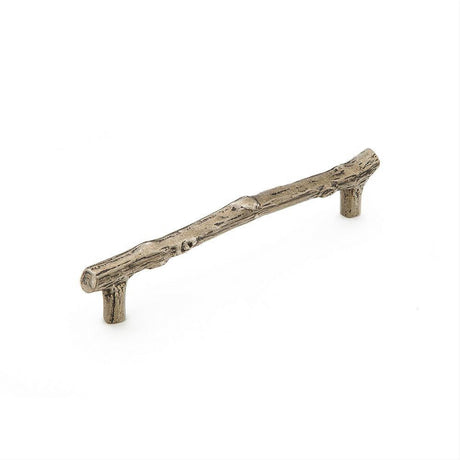 Schaub and Company 784-IN Bronze Mountain Design Cabinet Pull With 6" Center to Center Italian Nickel