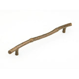 Schaub and Company 785-AZ Bronze Mountain Design Cabinet Pull / Appliance Pull With 12" Center to Center Aged Bronze