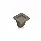 Schaub and Company 810-BB Vinci Collection 1-1/4" x 1-1/4" Square Cabinet Knob Black Bronze