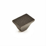 Schaub and Company 814-BB Vinci Collection 1-1/4" x 7/8" Square Cabinet Knob Black Bronze
