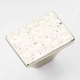 Schaub and Company 814-PWB Vinci Collection 1-1/4" x 7/8" Square Cabinet Knob Polished White Bronze
