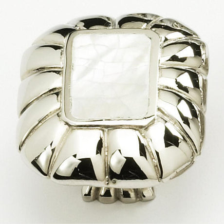 Schaub and Company 851-MOP-PN pearl / nickel designer cabinet knob