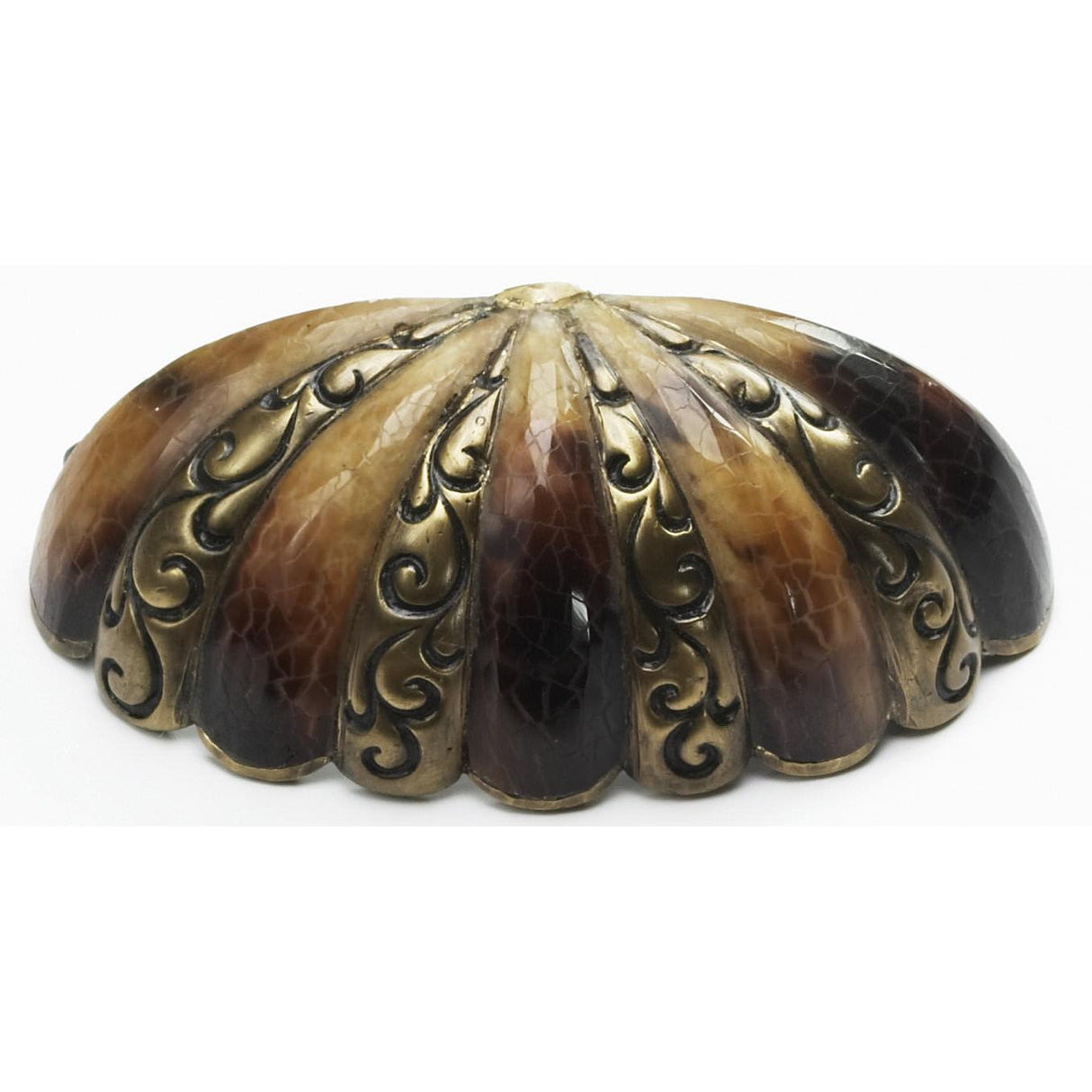 Schaub and Company 854-PEN-ED Precious Inlay Series 3 Inch Center Cup Cabinet Pull Penshell