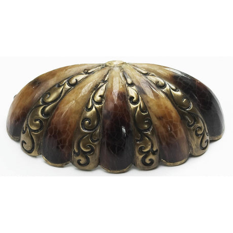 Schaub and Company 854-PEN-ED Precious Inlay Series 3 Inch Center Cup Cabinet Pull Penshell