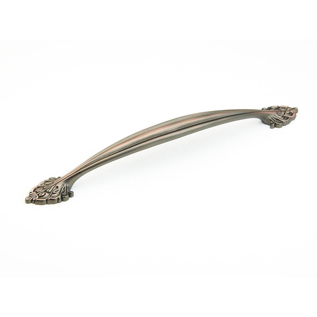 Schaub and Company 868-MiBZ Corinthian Design Arch Cabinet Pull With 15" Center to Center Michelangelo Bronze