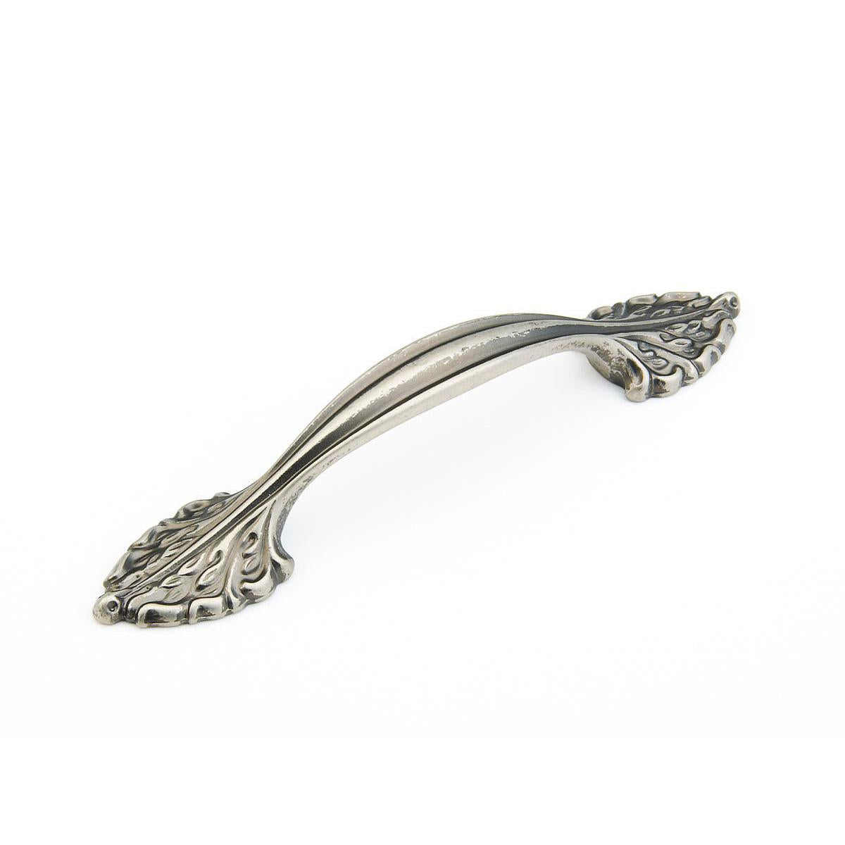 Schaub and Company 871-CRS Corinthian Design Arch Cabinet Pull With 96mm Center to Center Corinthian Silver