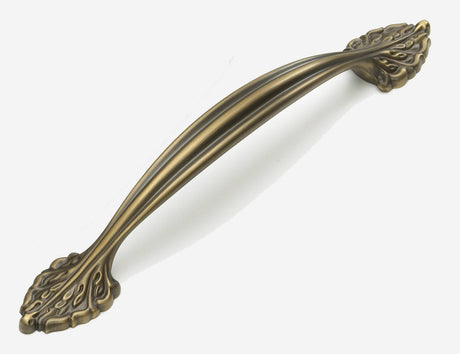 Schaub and Company 8716-RB redington brass arched cabinet pull